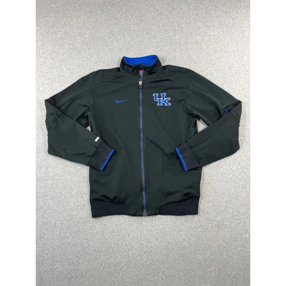 Vintage University Of Kentucky Wildcats Jacket Adult XS Black Nike Dri Fit